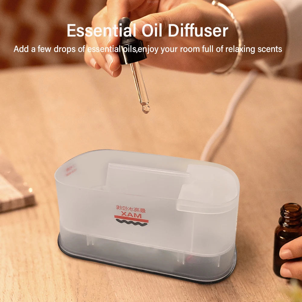 FlameMist Aroma – USB-luchtbevochtiger met vlameffect en sfeerverlichting