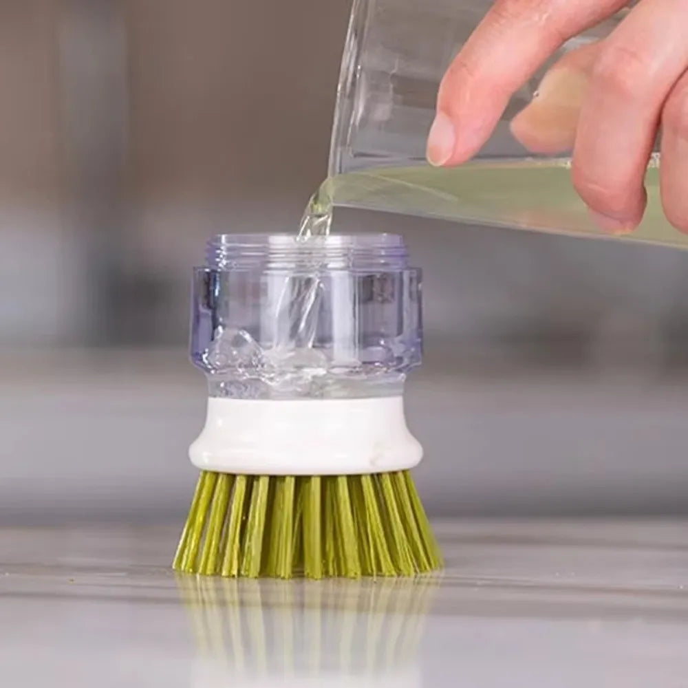 SoapFlow – Afwasborstel met Geïntegreerde Zeepdispenser