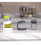 SoapFlow – Afwasborstel met Geïntegreerde Zeepdispenser