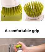 SoapFlow – Afwasborstel met Geïntegreerde Zeepdispenser