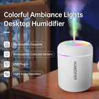 Mini USB-luchtbevochtiger met LED-verlichting