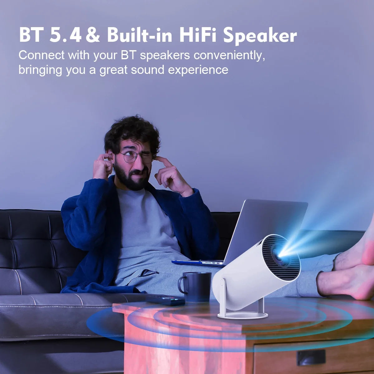CineCube – Smart Mini Beamer met Wifi en Bluetooth