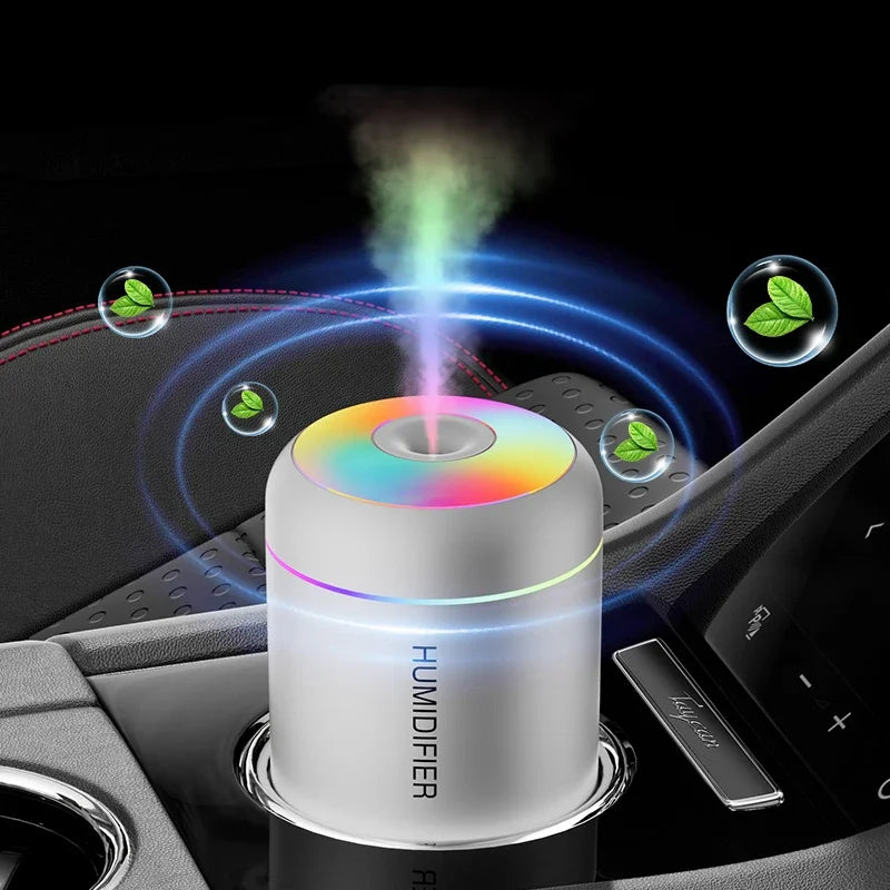 Mini USB-luchtbevochtiger met LED-verlichting