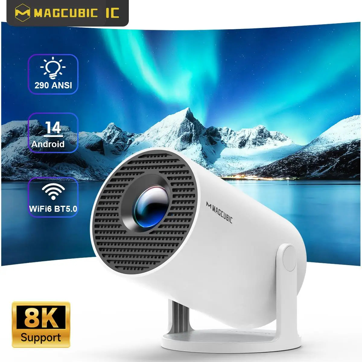 CineCube – Smart Mini Beamer met Wifi en Bluetooth