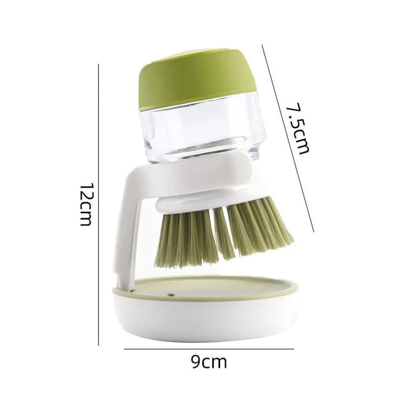 SoapFlow – Afwasborstel met Geïntegreerde Zeepdispenser