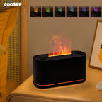 FlameMist Aroma – USB-luchtbevochtiger met vlameffect en sfeerverlichting