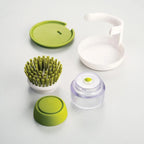 SoapFlow – Afwasborstel met Geïntegreerde Zeepdispenser