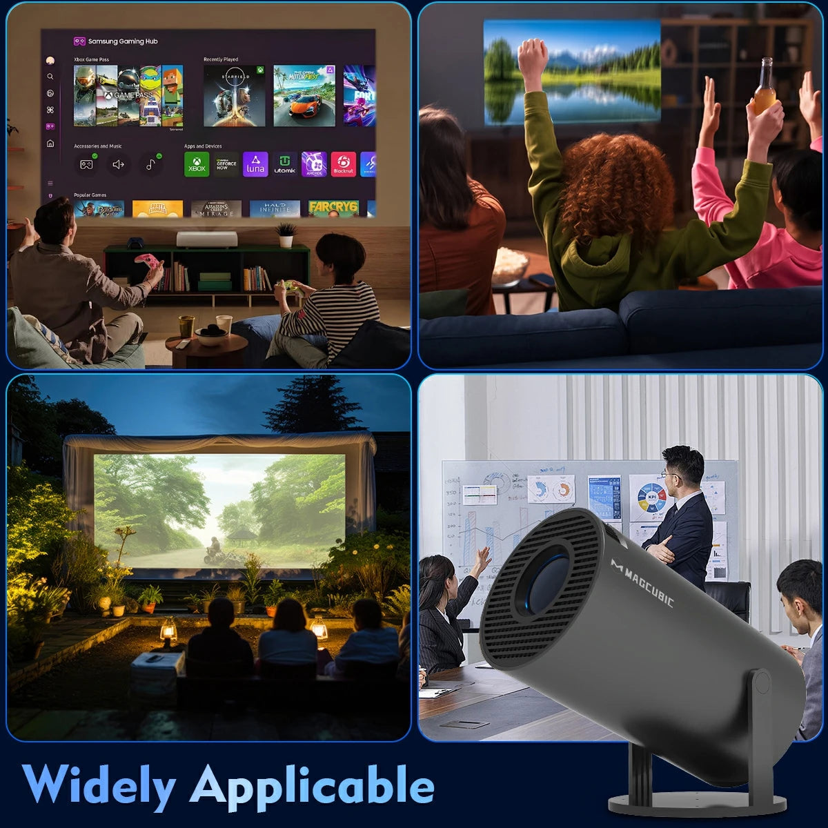 CineCube – Smart Mini Beamer met Wifi en Bluetooth