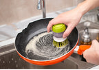 SoapFlow – Afwasborstel met Geïntegreerde Zeepdispenser