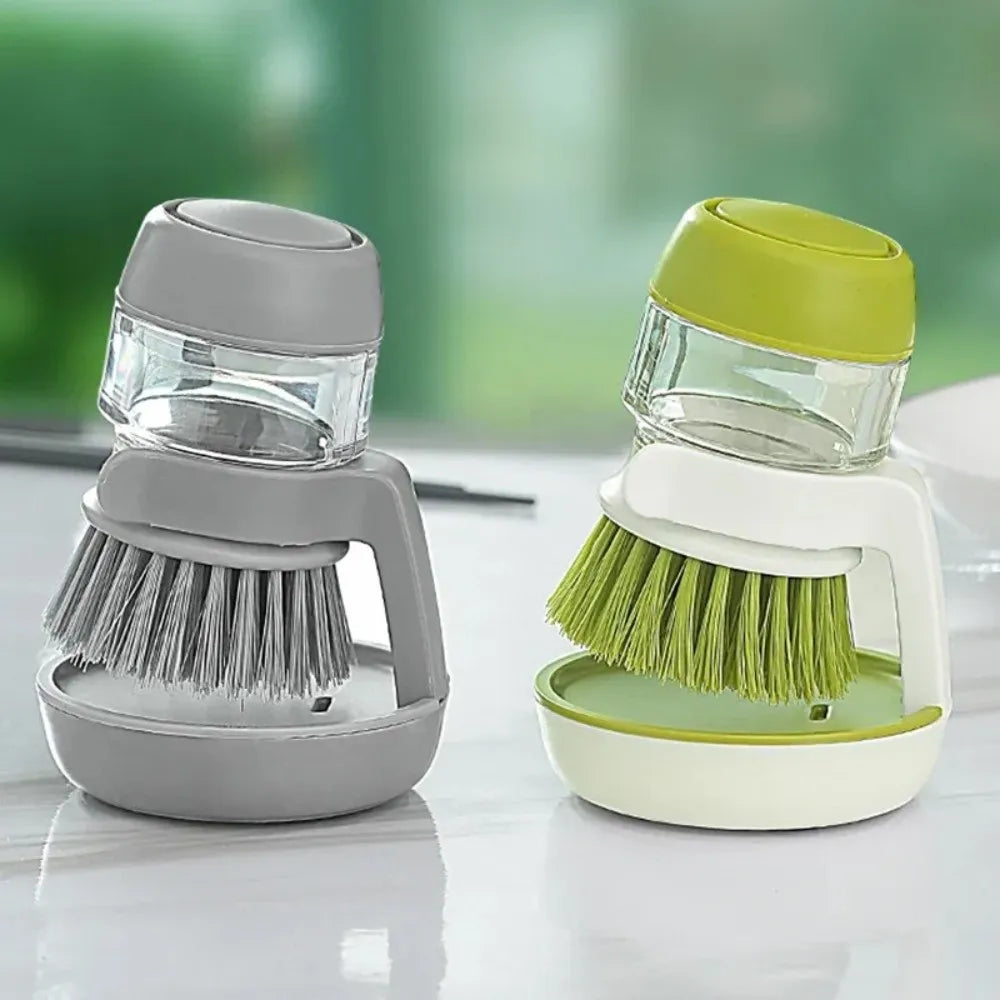SoapFlow – Afwasborstel met Geïntegreerde Zeepdispenser
