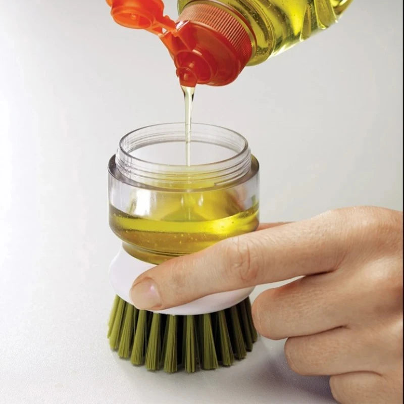 SoapFlow – Afwasborstel met Geïntegreerde Zeepdispenser