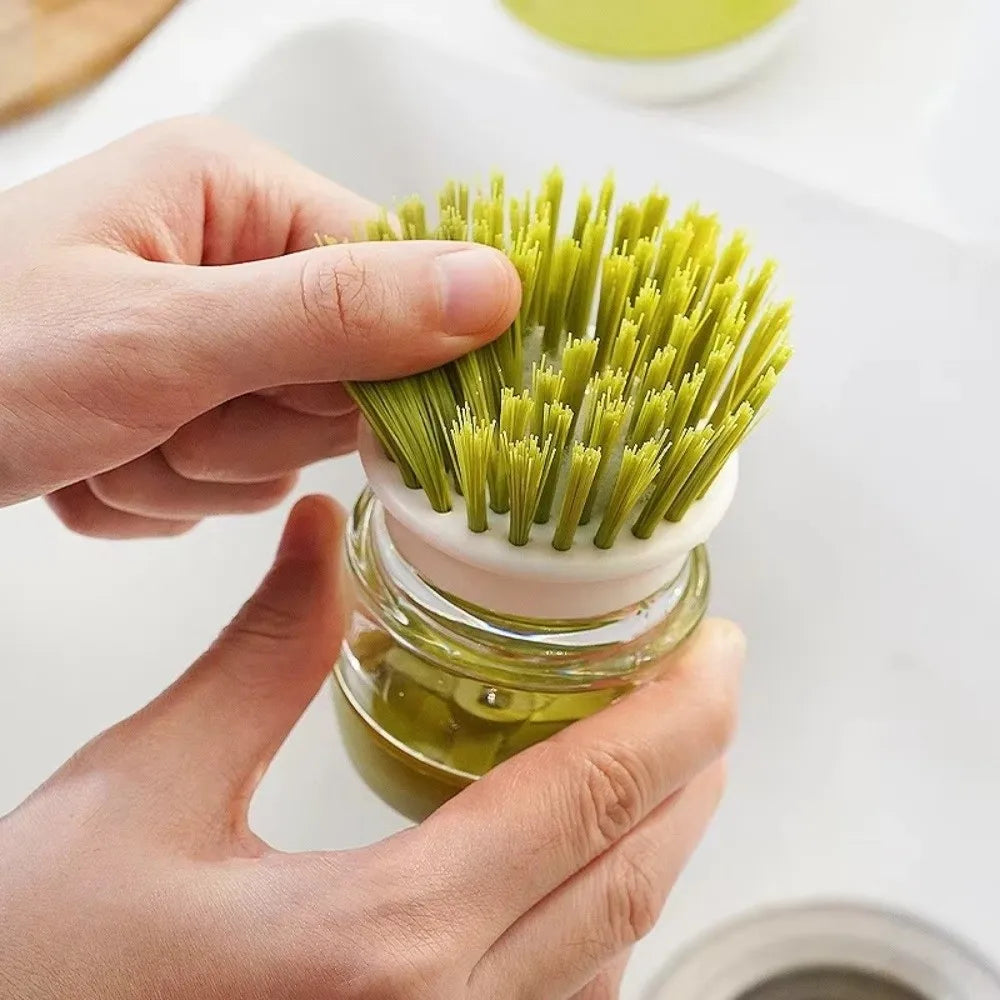 SoapFlow – Afwasborstel met Geïntegreerde Zeepdispenser